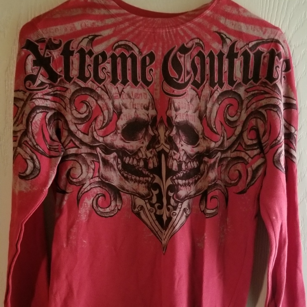 Extreme couture by Affliction thermal shirt